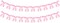 2-Pack Pink Bow Garland Banner – Baby Shower & Birthday Party Decor